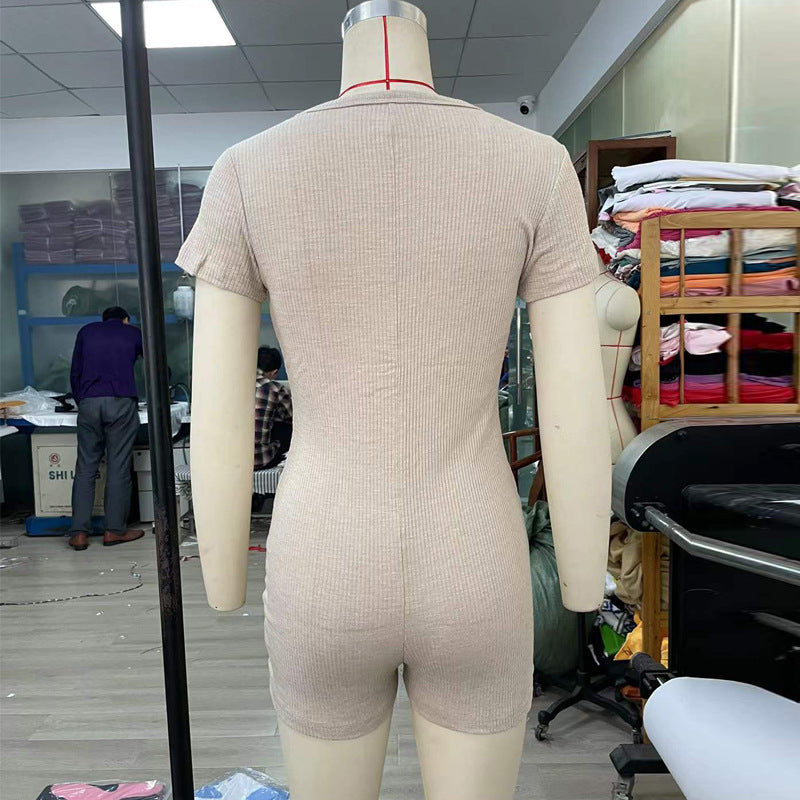 Women's Slim-Fit Sexy Zipper Hip Dress