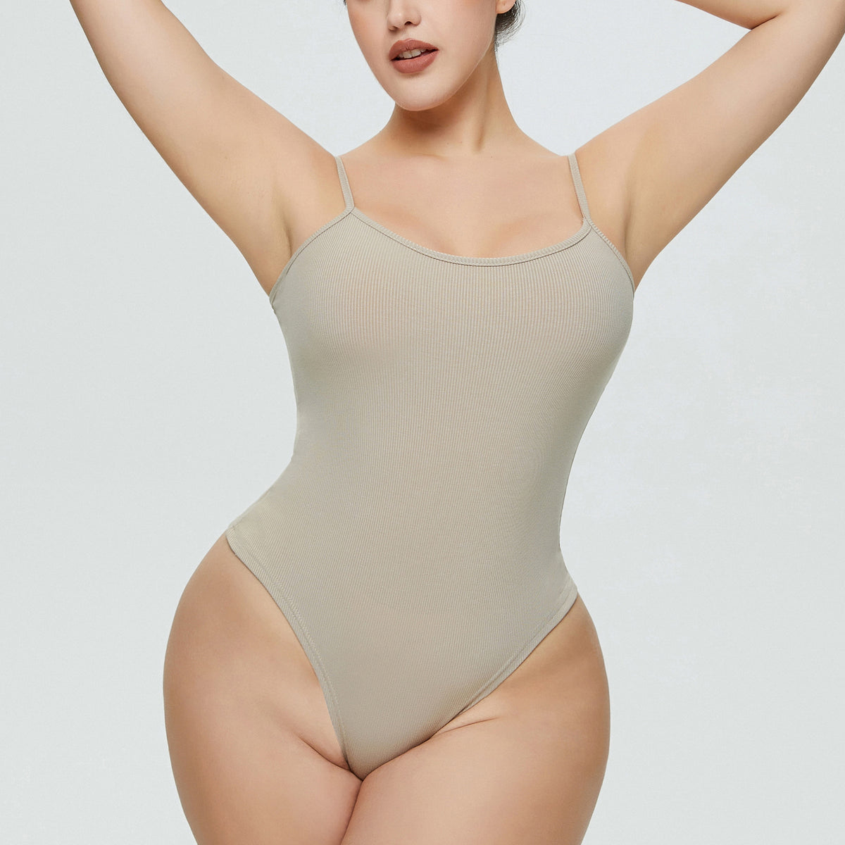 Chic High-Waist Triangle Strap Jumpsuit