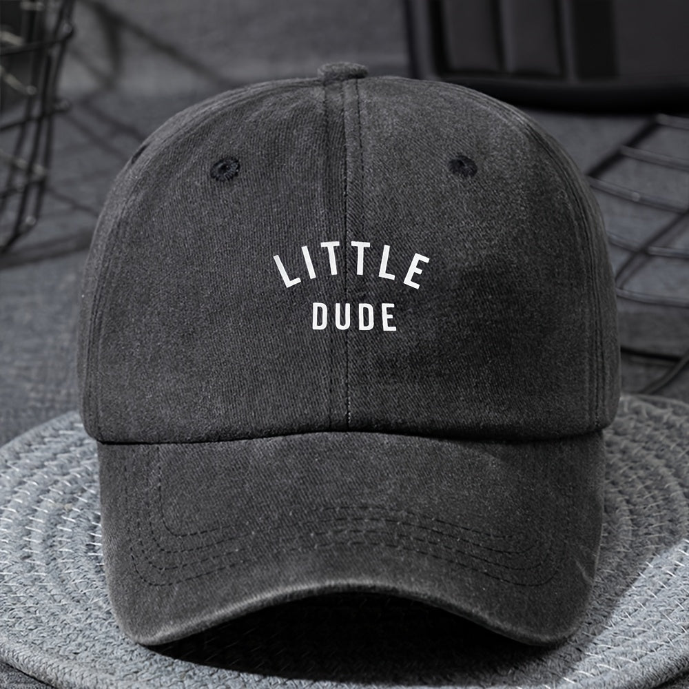 Printed Washed Vintage Baseball Cap for Kids