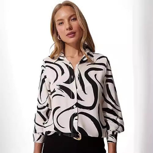 Women's Fashion Casual Button Top