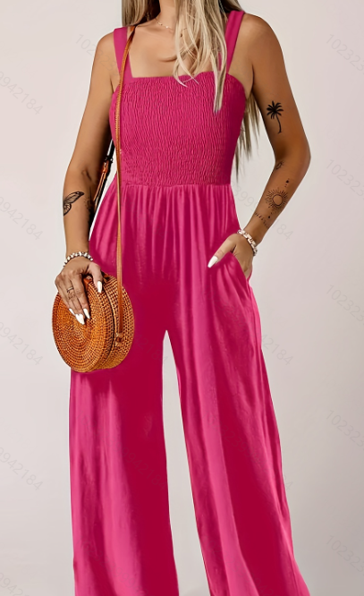 Chic Spaghetti Strap Casual Romper