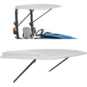 Tractor Top Canopy – 34" Wide Sun Shade Hard Roof with Bracket, Fits ROPS Utility Tractors