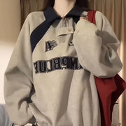 Women's Retro American Pullover Sweater Niche Top