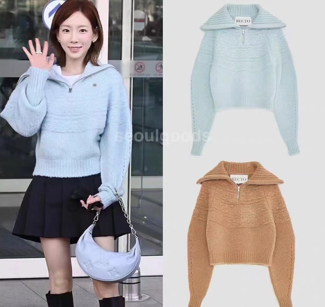 Women's Cozy Half-Zip Wool Pullover Sweater