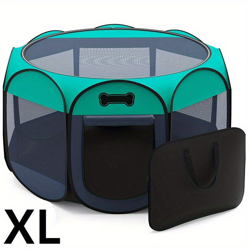 Portable Foldable Pet Fence, Removable Summer Pet Tent, Outdoor Dog Bed, Collapsible Dog House, Cat House, Dog Fence Cage, Indoor Cat/dog, Outdoor Removable Sunshade.