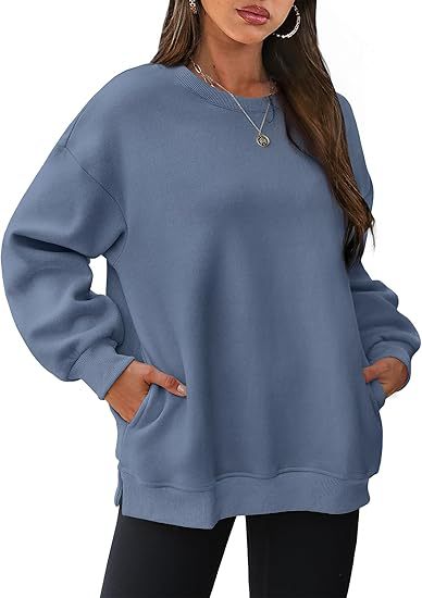 Oversized Velvet Long Sleeve Pullover Sweatshirt