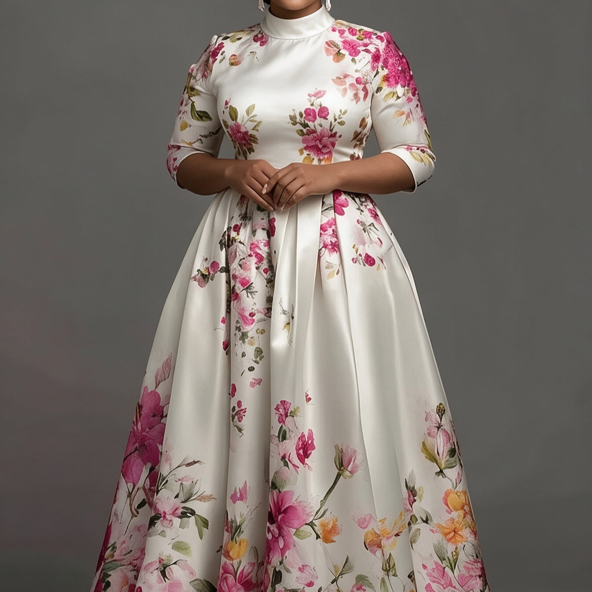 Women's Printed Dress for Casual Wear