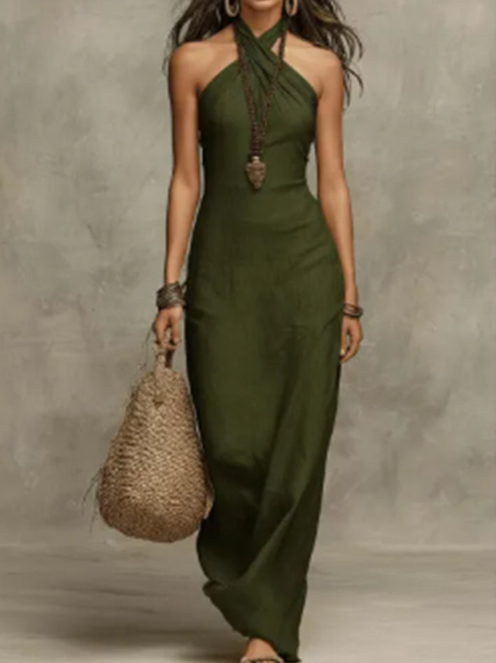 Chic Sleeveless Polyester Women's Jumpsuit