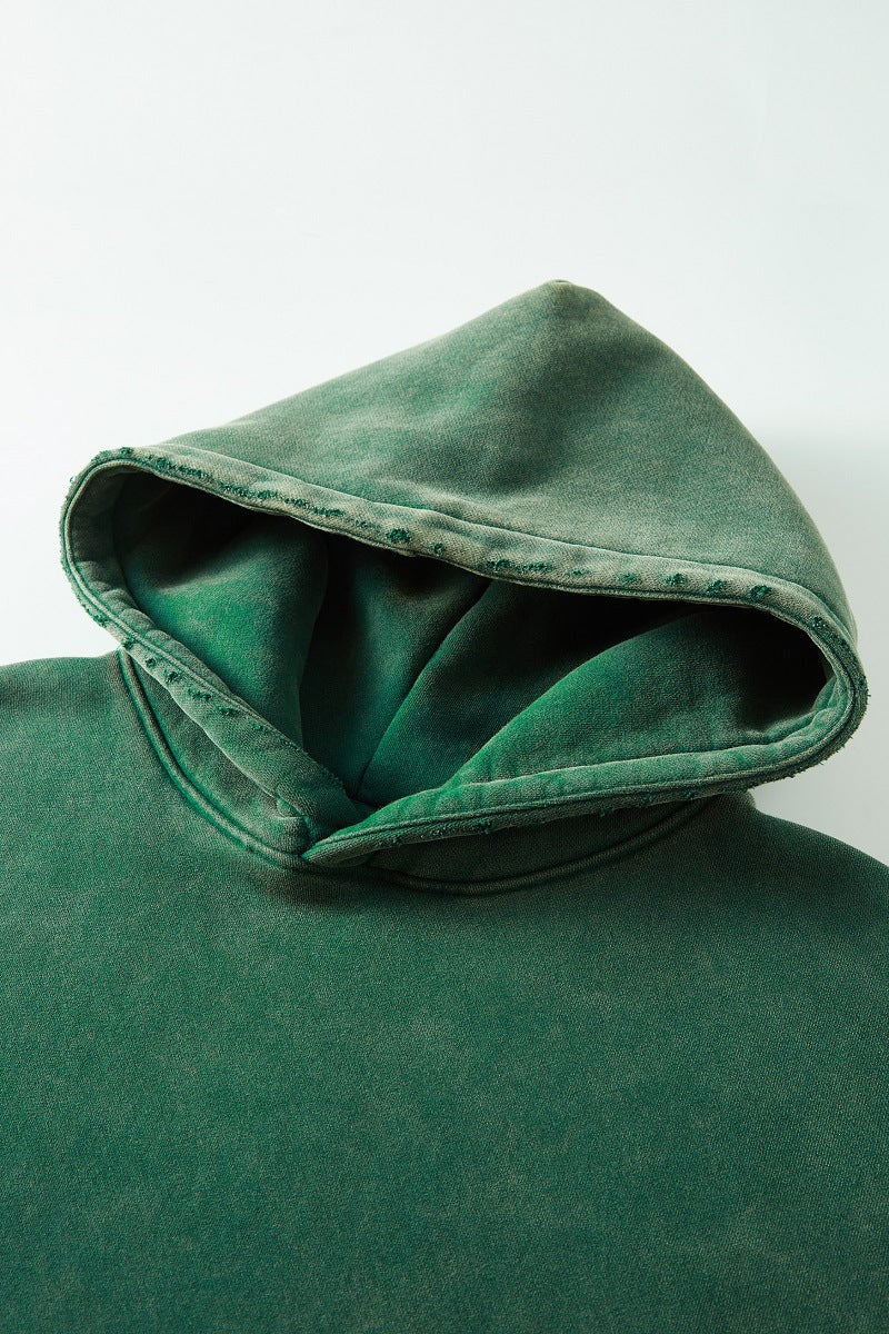 Women's Retro Fleece Lined Loose Hoodie