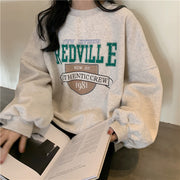 Women's Lightweight Letter Print Long Sleeve Sweatshirt