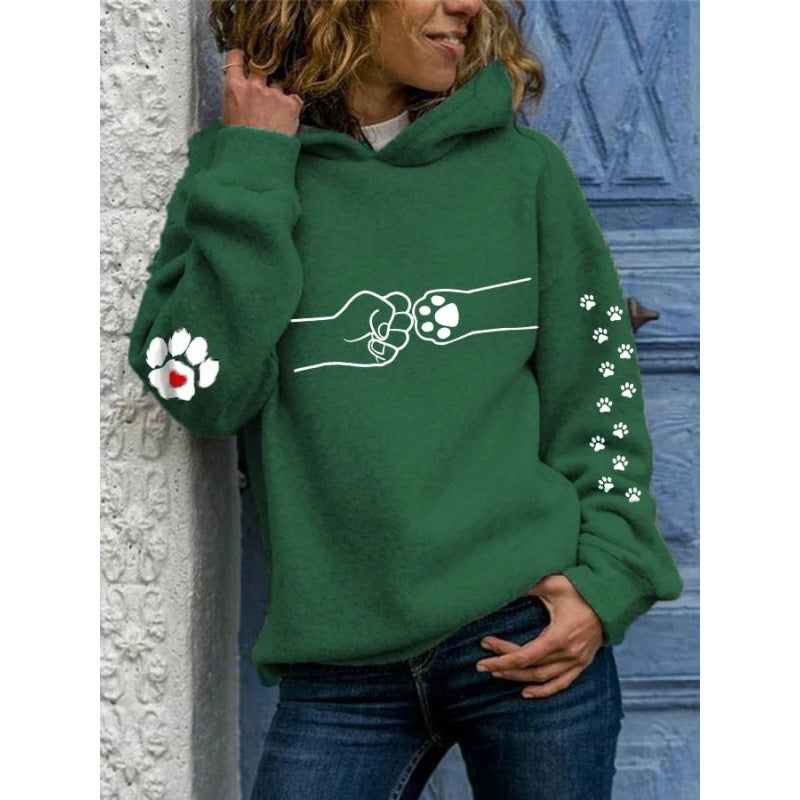 Women's Trendy Digital Print Graphic Hoodie