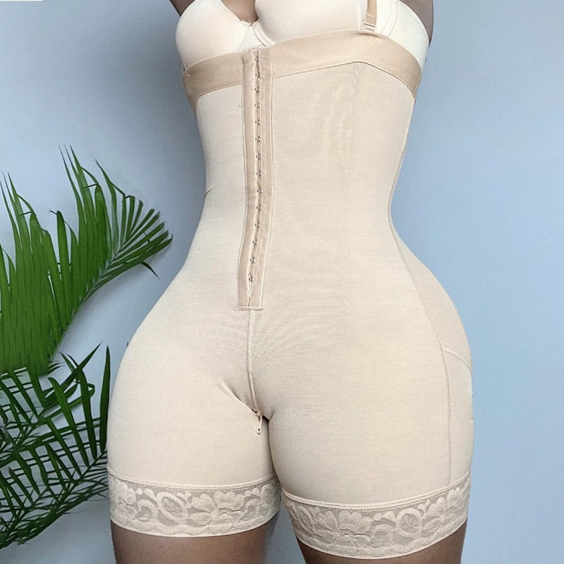 Plus Size Open Crotch Butt-Lifter Fajas Shapewear