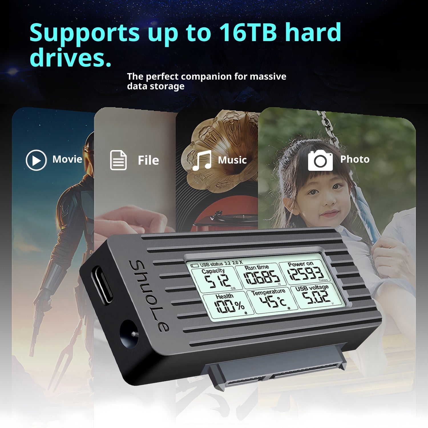 Upgrade Your Storage with USB 3.2 SSD Converter Cable