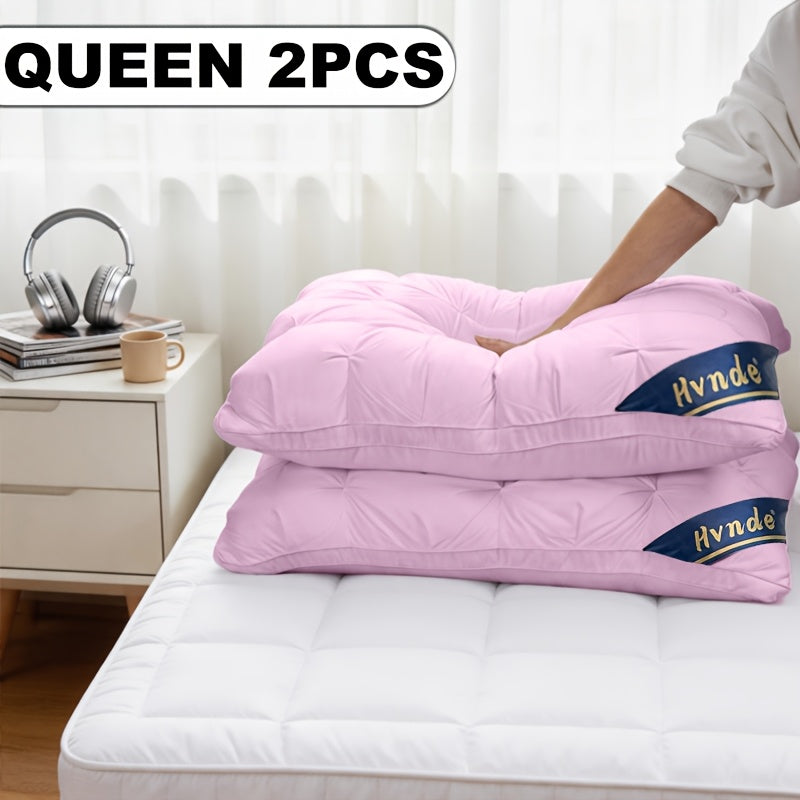 Luxury Hotel Quality Pillow Set with Neck Support and Hypoallergenic Cover