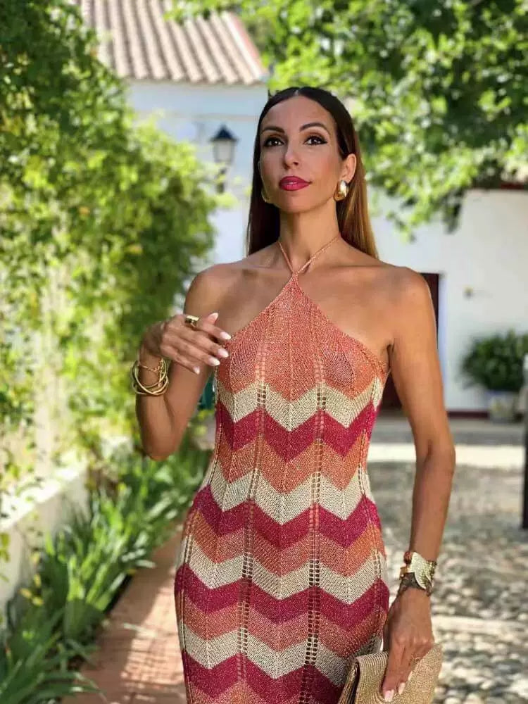Summer New Arrivals Sexy Women's Laced and Padded Bikini Resort Maxi Beach Long Skirt