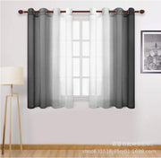 Gradient Sheer Curtain for Balconies Ready Made Blackout Curtains and Sheer Curtains