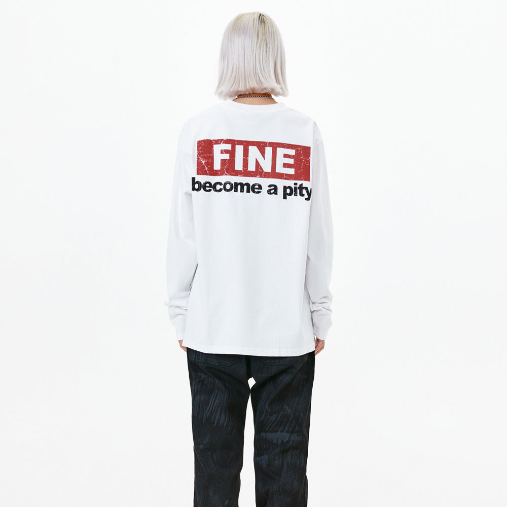 Women's Floral Cotton Long Sleeve Pullover Sweatshirt