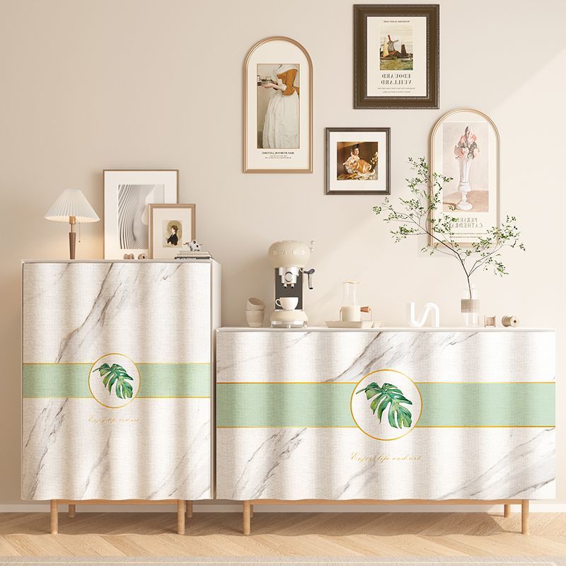 Punch-free Cabinet Shade Curtain Kitchen Door Curtain