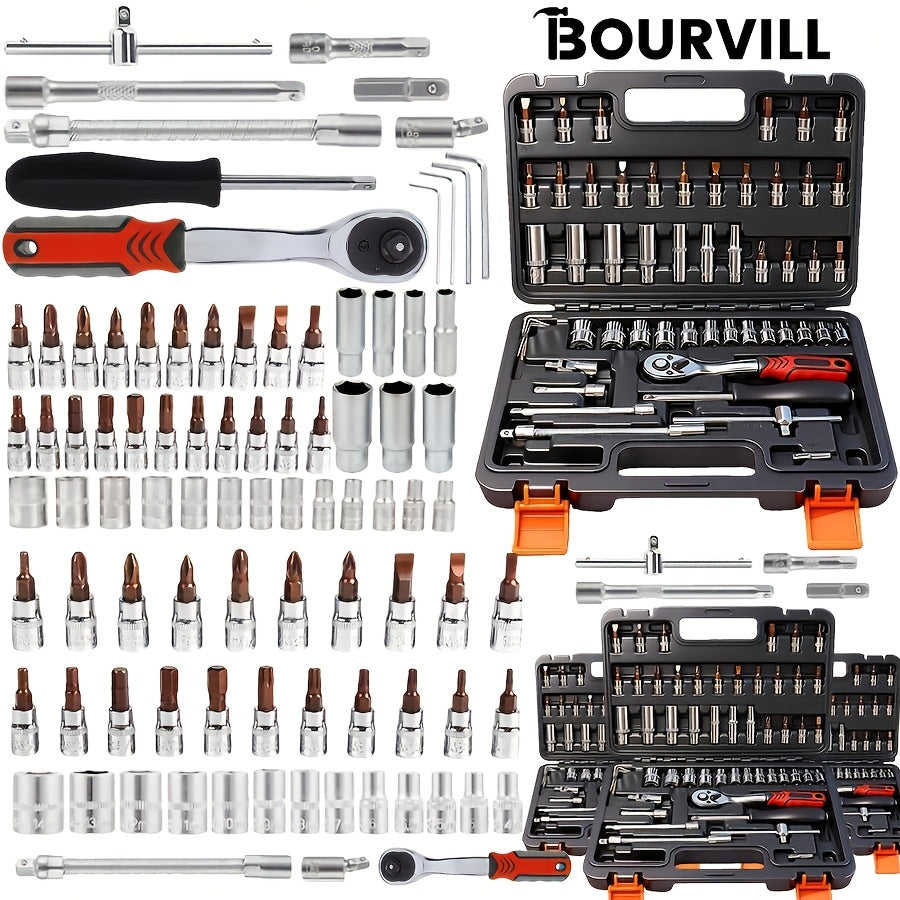 52-Piece Professional Tool Set in Portable Toolbox