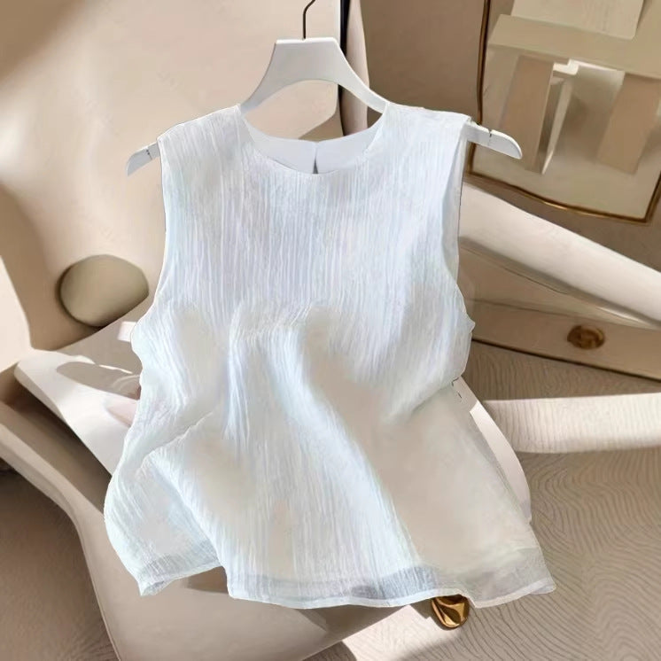 Summer Workwear Vest – Lightweight, Loose‑Fit, Elegant Sleeveless