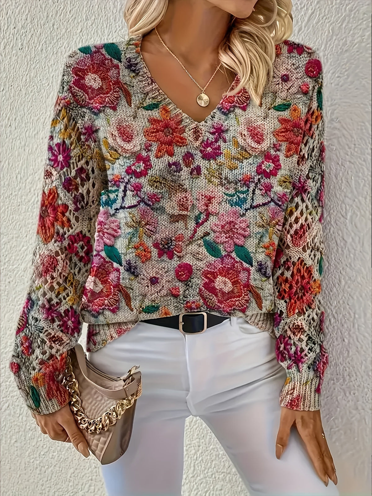 Pullover Long Sleeve Spring and Autumn Sweater