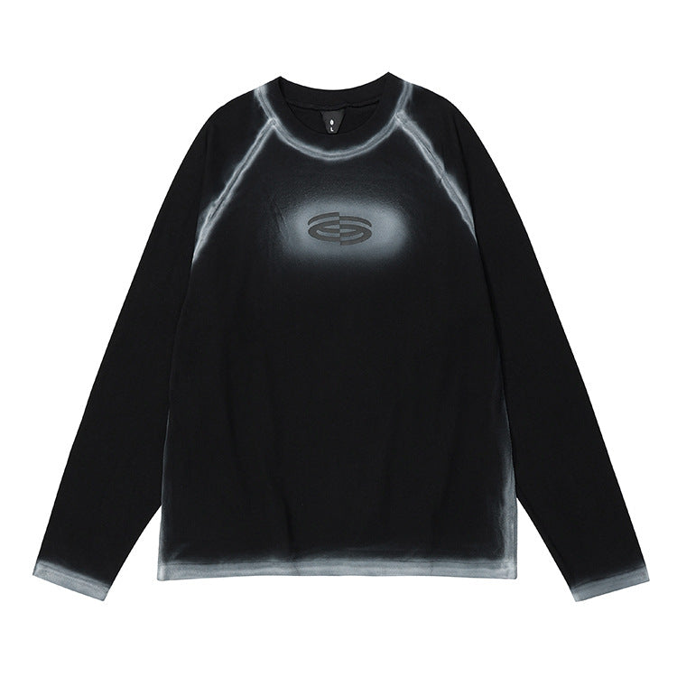 Retro Goth Spray Paint Cotton Loose Graphic Tee