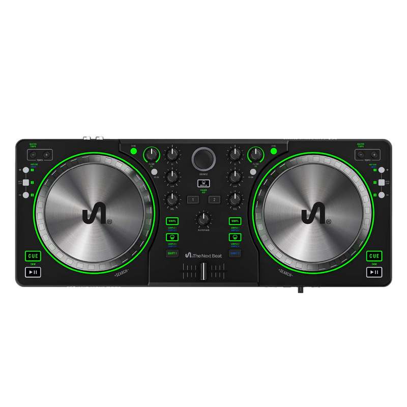 Professional DJ Controller with Audio Mixer