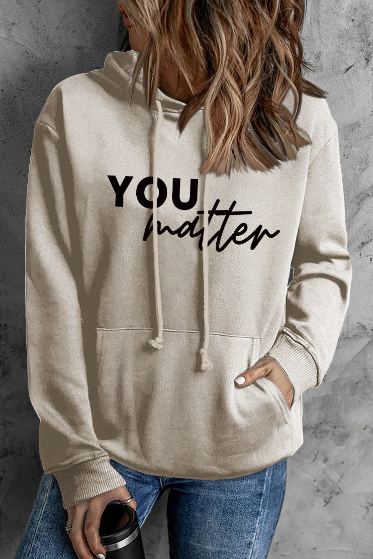 Women's Printed Graphic Pullover Hoodie with Pocket