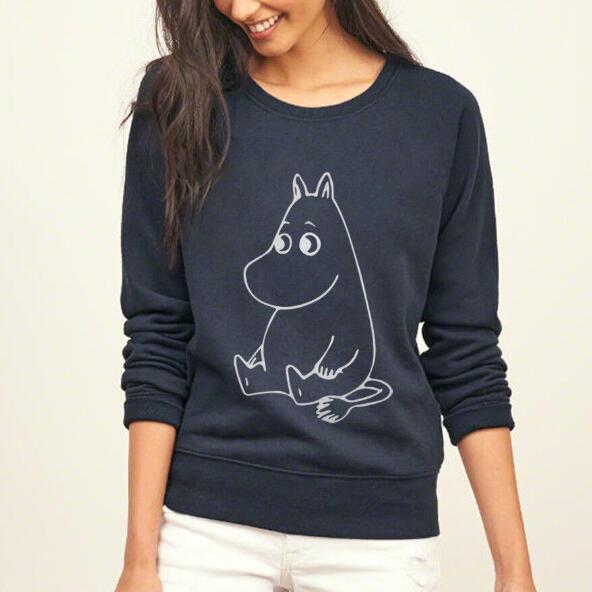 New Autumn Warm Printing Wool Women's Pullover