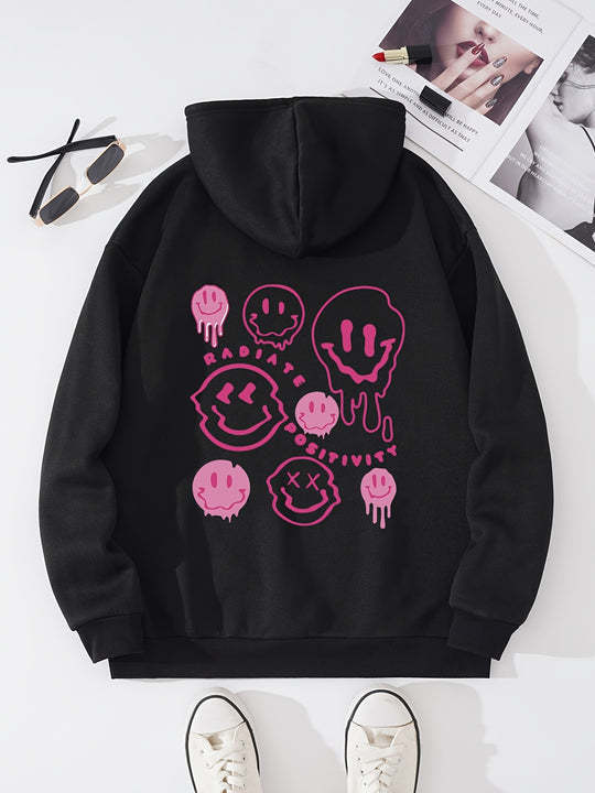 Women's Letter Print Casual Long-Sleeve Hoodie