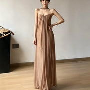 Springsummer Soft-style Strapless Mesh Dress for Women
