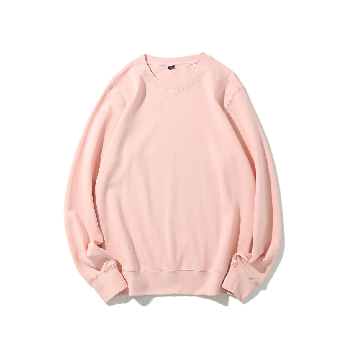 Solid Healthy Round Neck Sweater Long Sleeve