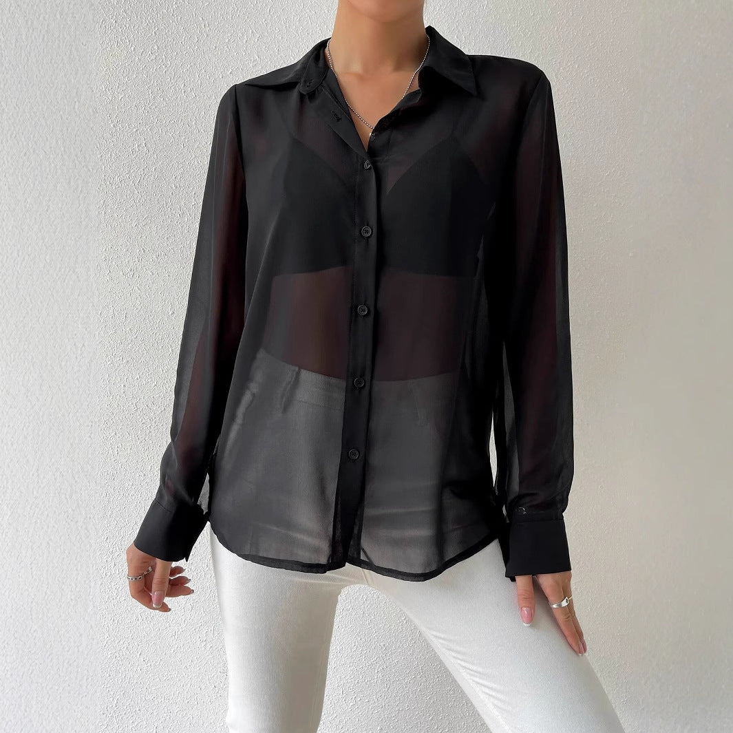 New Resort-style Thin Sun-protective Top Loose-fitting