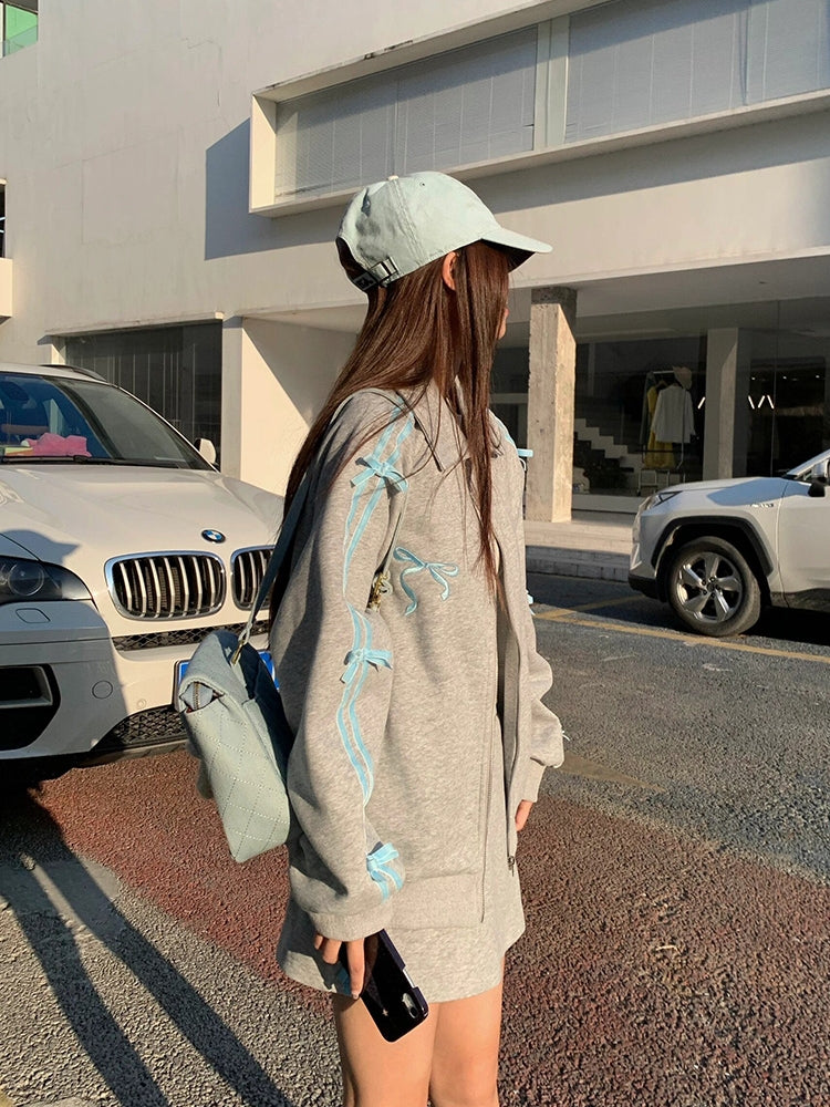 Plush Thickened Zip Hoodie with Warm Inner Lining