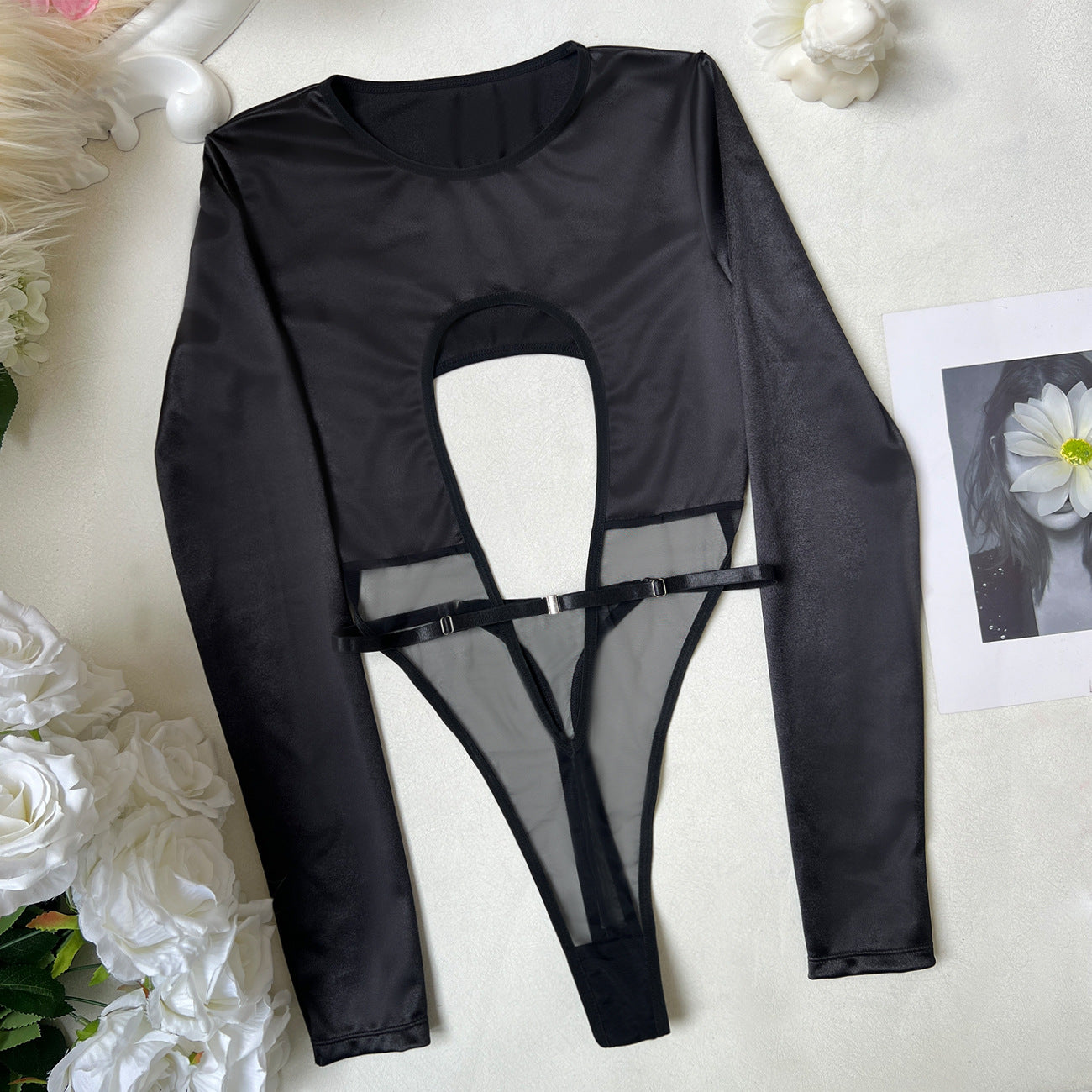 Women's Backless One-Piece Leggings Bodysuit