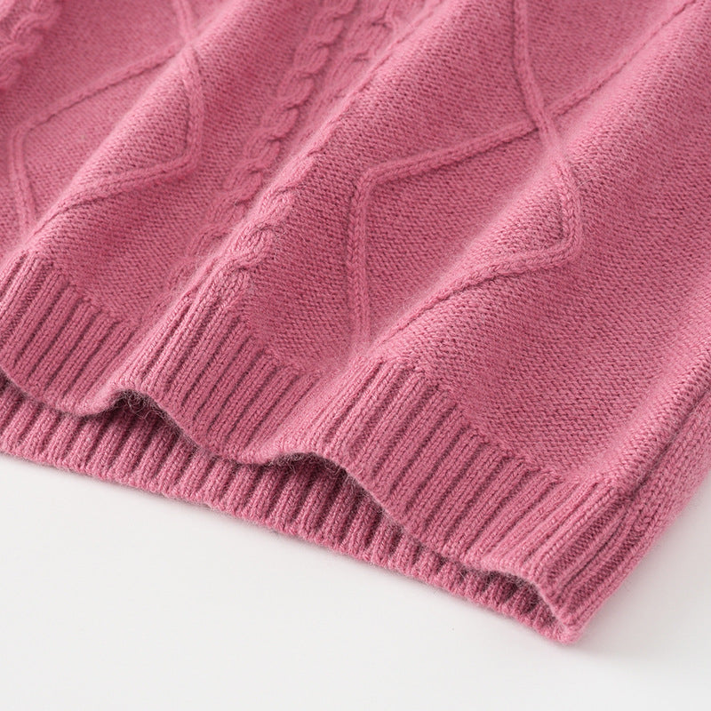 Women's Double-strand Thick Wool Knitted Bottoming Shirt