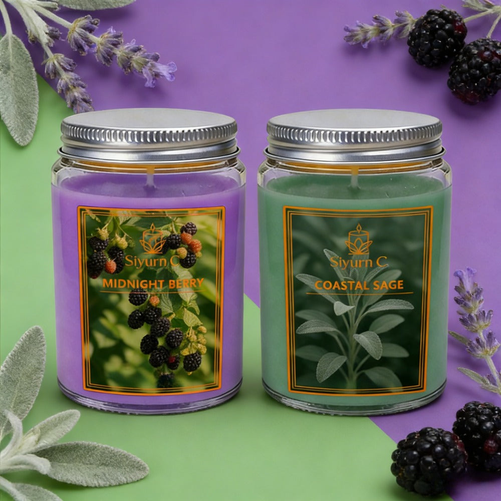 12 oz Multi‑Flavor Mixed Aroma Candle – Long‑Lasting, Mild, Plant‑Based Scent for Bedroom, Living Room, Kitchen, and Party Use