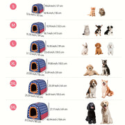 Pet House And Mat 2-in-1, Comfortable All Seasons Dog Bed Indoor Soft Removable Easy Care Large Cave Warm Pet Sleeping Pad Portable Deep Sleeper Tent, Dog Sleeping Space, Cozy Pet Nook, Removable