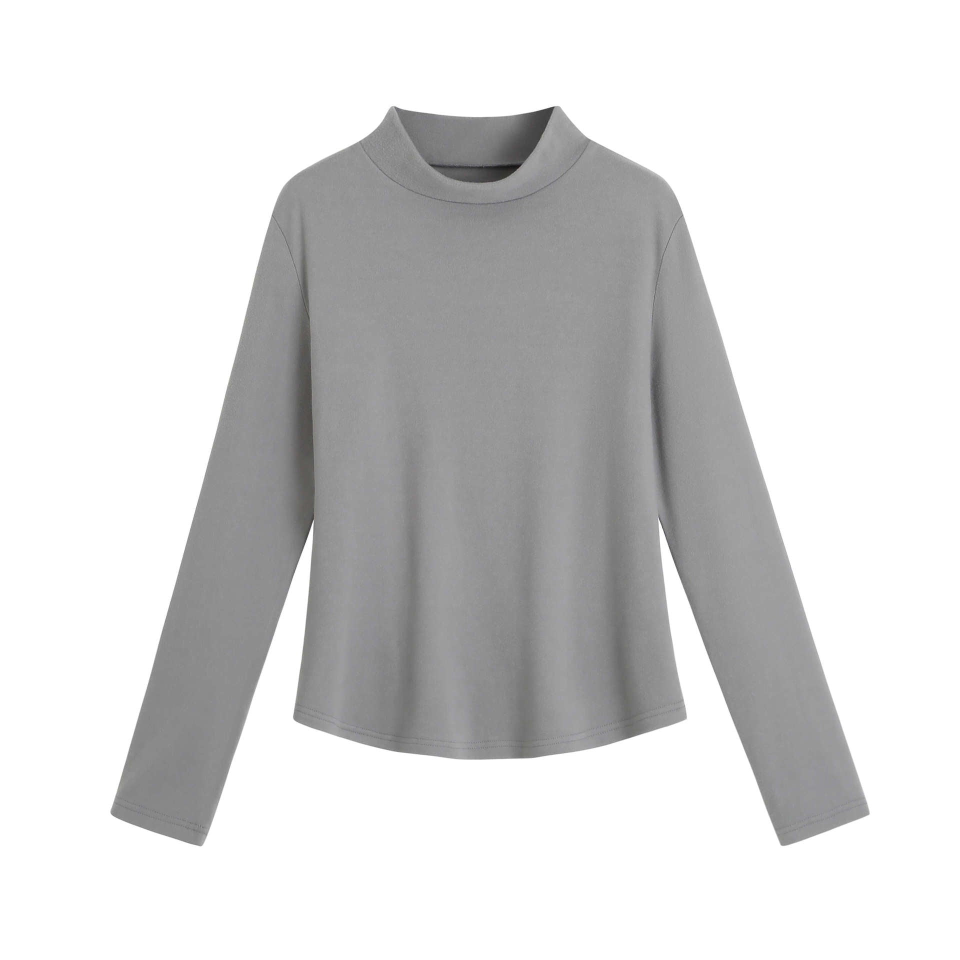 Plus Size Women's Thickened Multi-color Turtleneck Bottoming Shirt