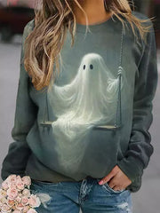 Korean Style Oversized Letter Loose Pullover Sweater