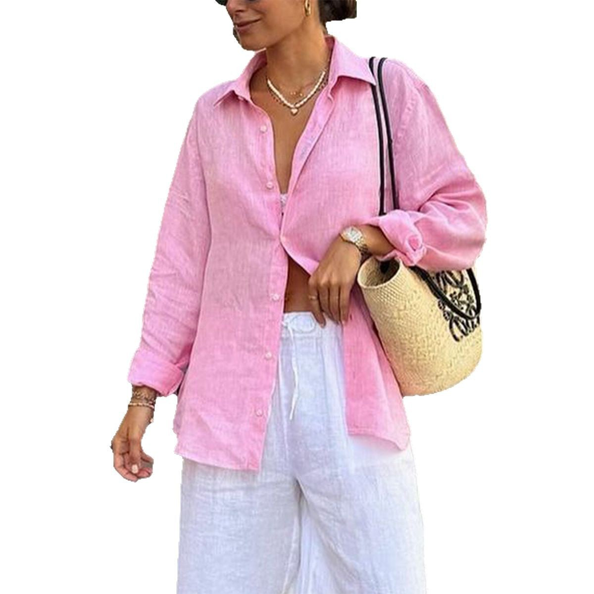 Women's Street Cardigan Long-sleeved Shirt