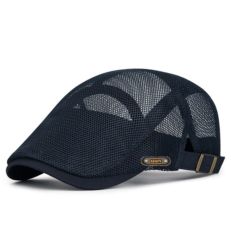 Unisex Summer Beret with Full-Mesh Lining