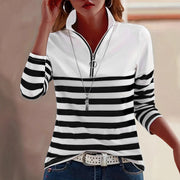 Versatile Striped Long Sleeve Tee – Perfect Layering Top