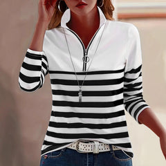 Versatile Striped Long Sleeve Tee – Perfect Layering Top