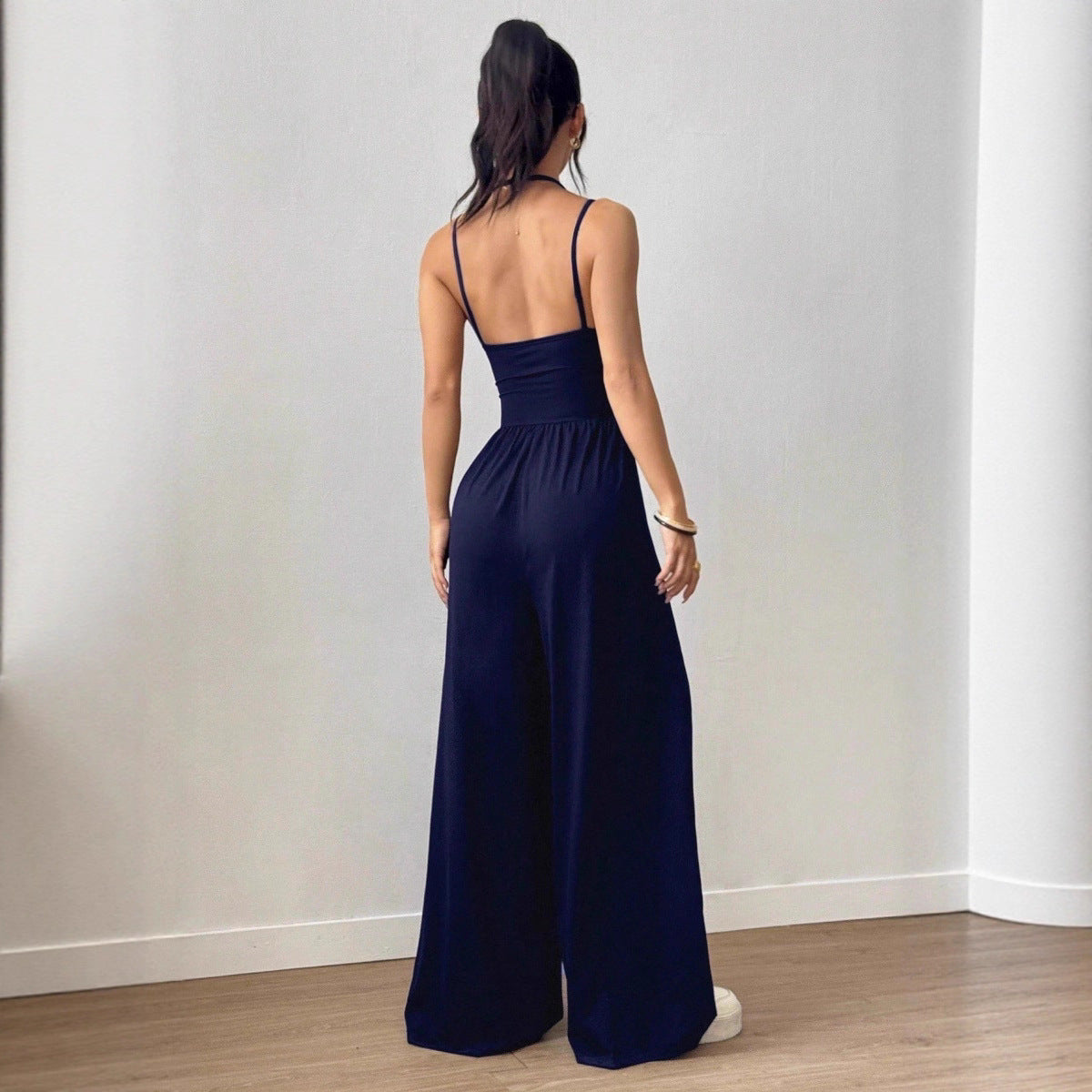 Comfy Casual Travel Vacation Pocket Jumpsuit