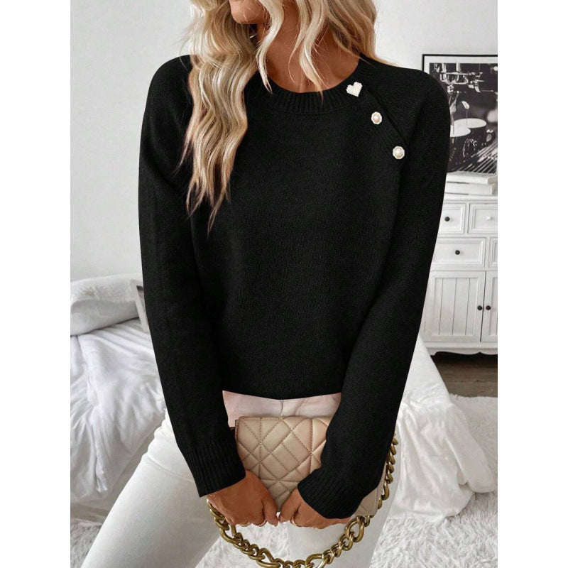 Women's Casual Cardigan Button Knitted Sweater
