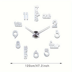 Extra Large Modern Silent Wall Clock for Home Decor