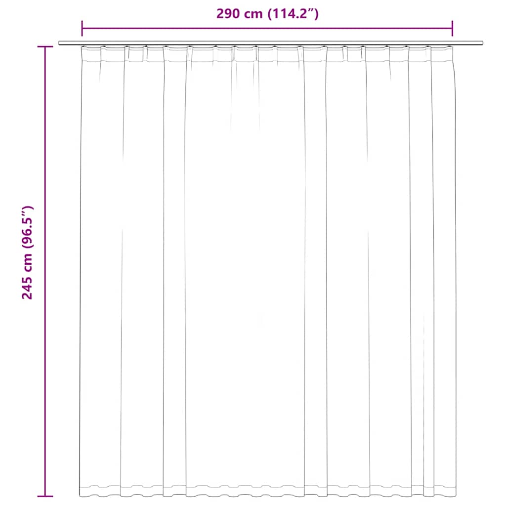 Blackout Curtain with Hooks Blackout Curtain with Hooks