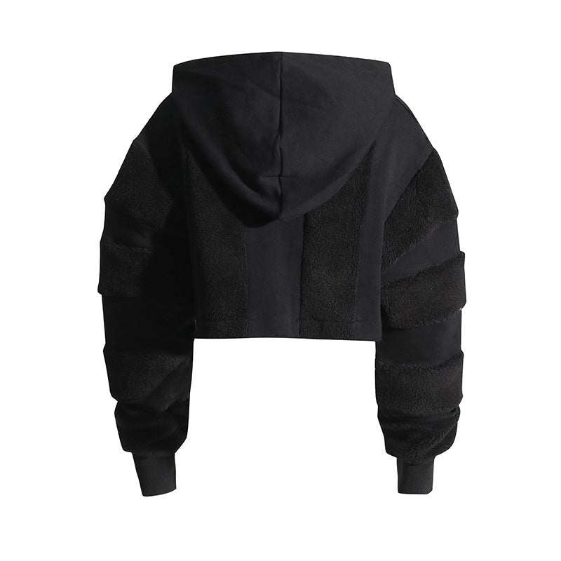 Cozy Lamb Wool Contrast Stitching Casual Sweater