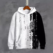 Chic Color Block Hooded Sweatshirt for Women